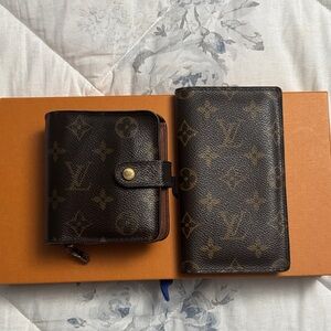 Louis Vuitton Brown Monogram Wallet Duo